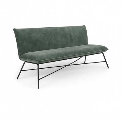 Bancheta catifea VERDE | model FLIP