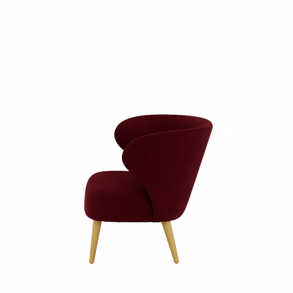 Fotoliu catifea ROSIE | model CAPRICE