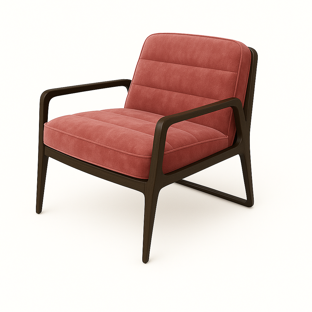 Fotoliu catifea ROSIE | model DARI