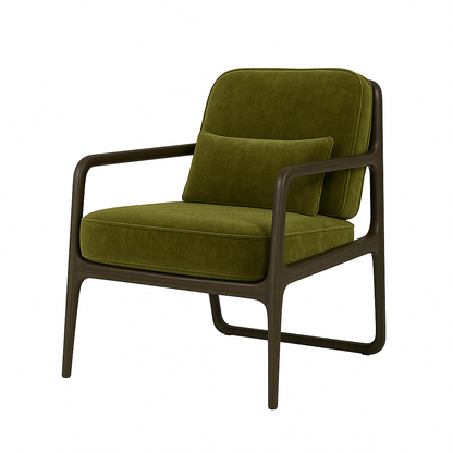 Fotoliu catifea VERDE | model EMBERTO