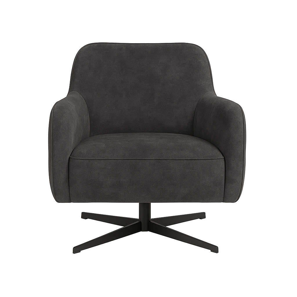 Fotoliu catifea GRI | model RICO