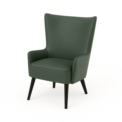 Fotoliu piele VERDE | model LAURA