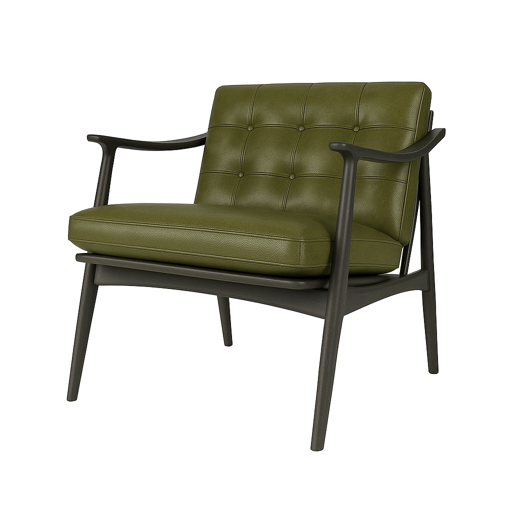 Fotoliu piele VERDE | model ALFREDO