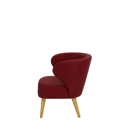 Fotoliu piele NEAGRA | model CAPRICE