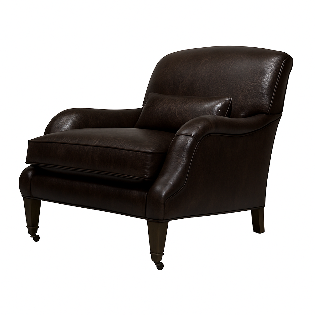 Fotoliu piele MARO INCHIS | model TORE