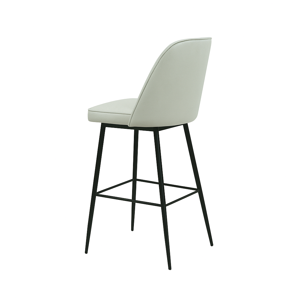 Scaun bar piele naturala ALBASTRA | model FOX