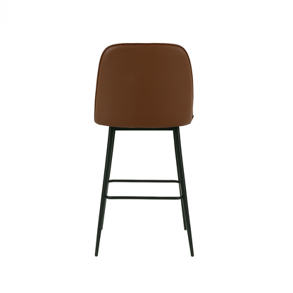 Scaun bar piele naturala GALBENA | model FOX