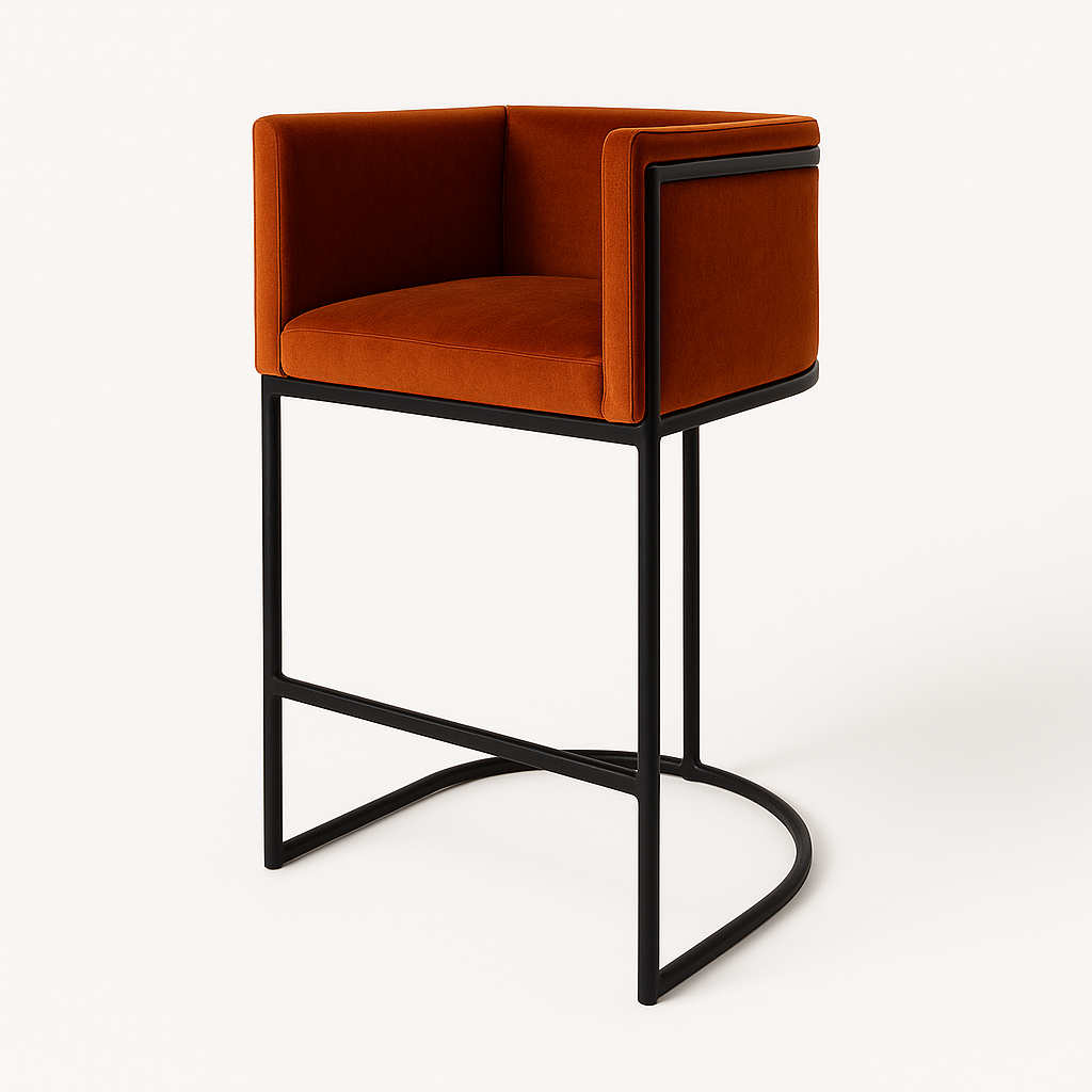 Scaun bar catifea MARO| model NINO