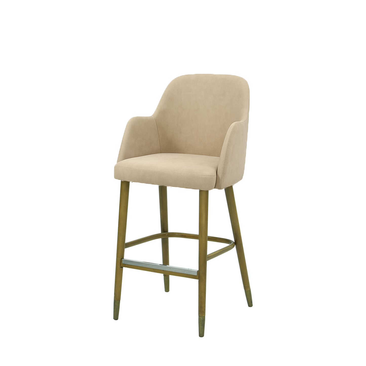 Scaun bar catifea ALBASTRA | model PINO