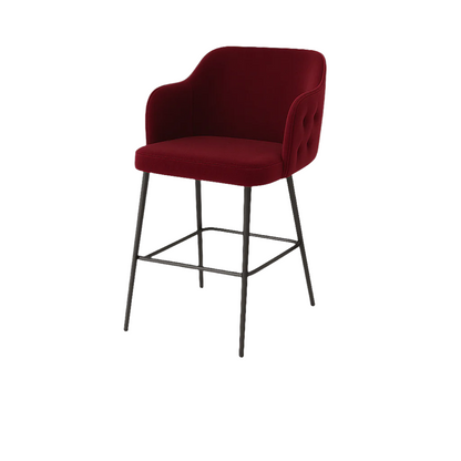 Scaun bar catifea VERDE | model TEONA