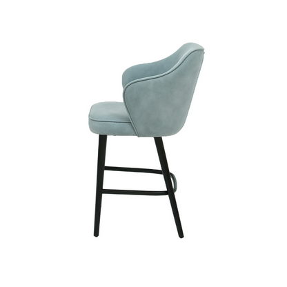 Scaun bar catifea BORDO | model ZEUS