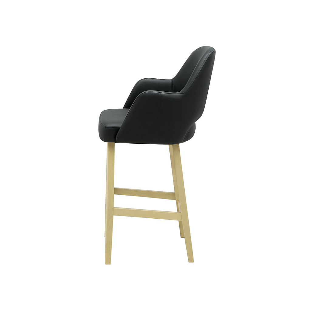 Scaun bar piele ROSIE | model APRIL