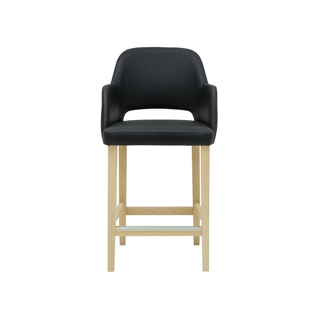 Scaun bar piele naturala | model APRIL