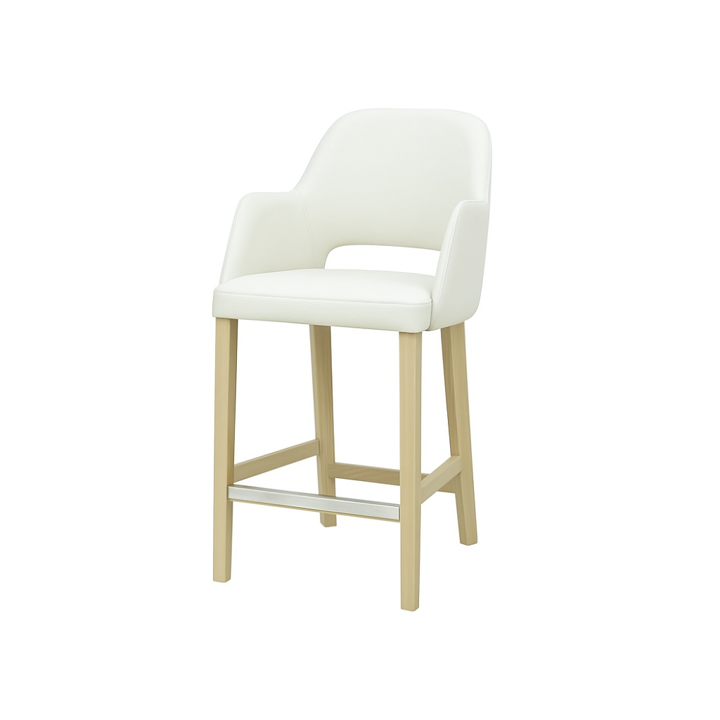 Scaun bar piele naturala | model APRIL