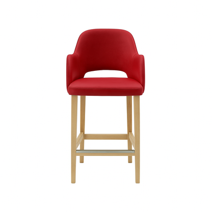 Scaun bar piele naturala | model APRIL