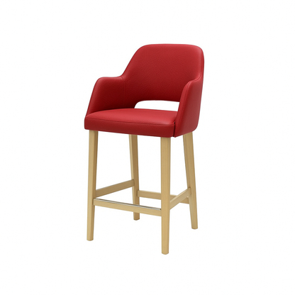 Scaun bar piele naturala | model APRIL