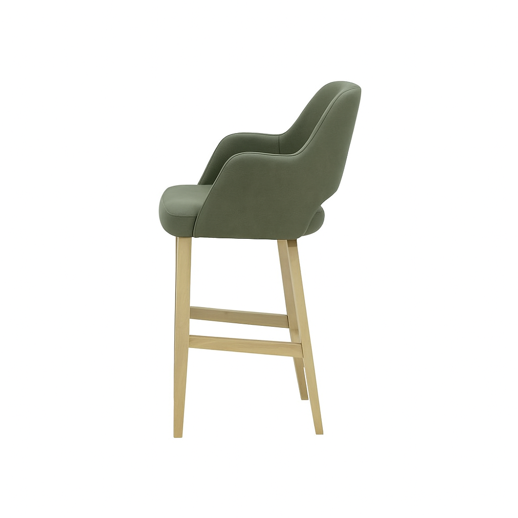 Scaun bar piele naturala | model APRIL