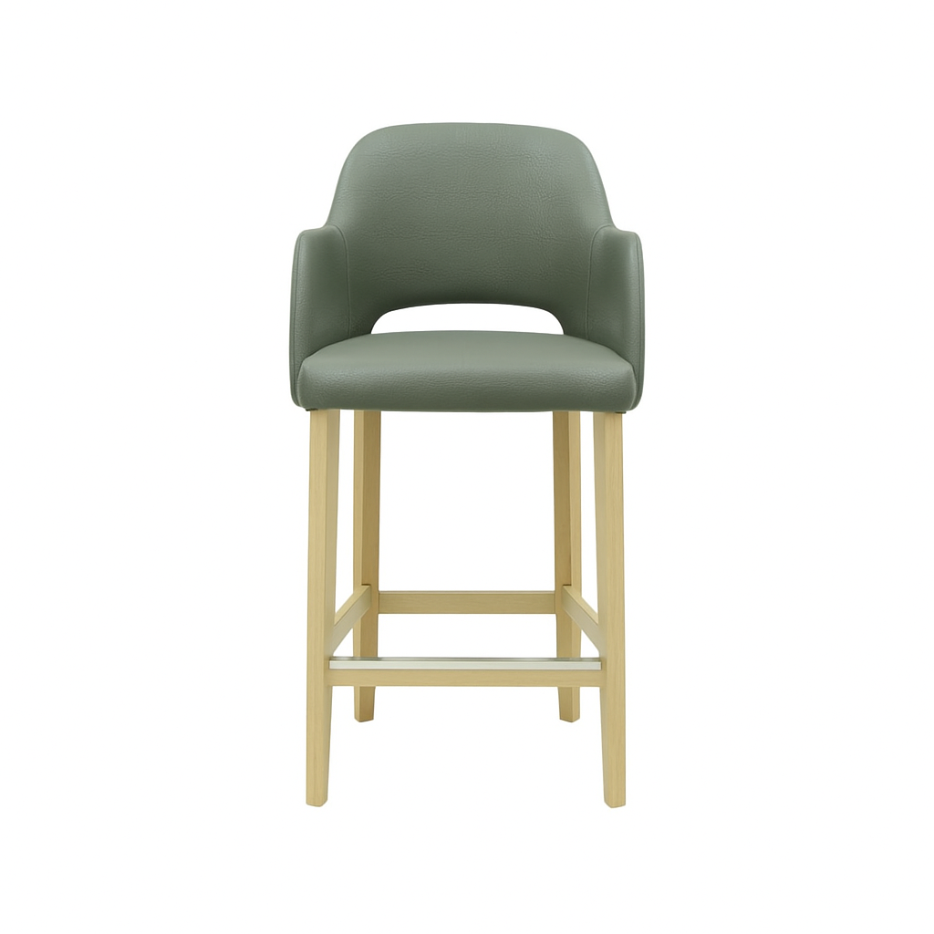 Scaun bar piele ROSIE | model APRIL
