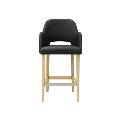 Scaun bar piele VERDE | model APRIL