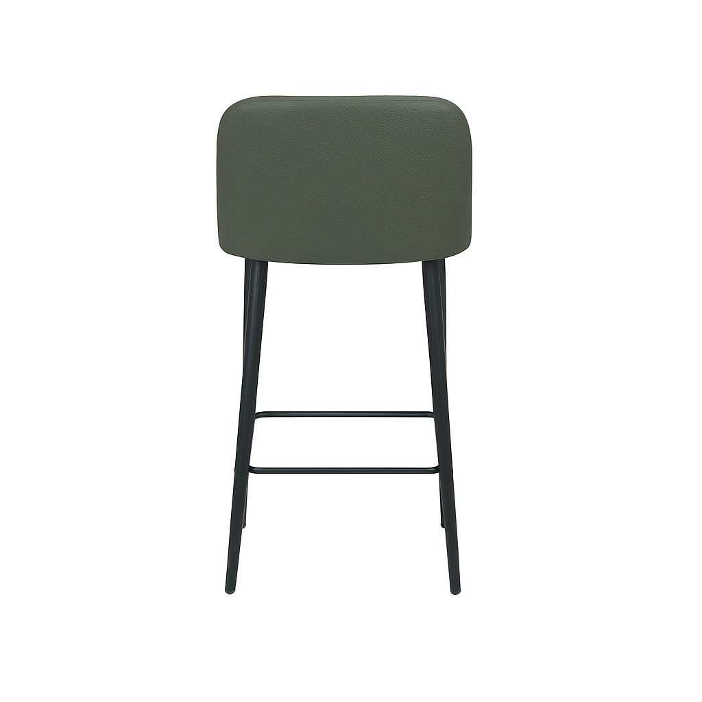 Scaun bar piele VERDE | model IVA