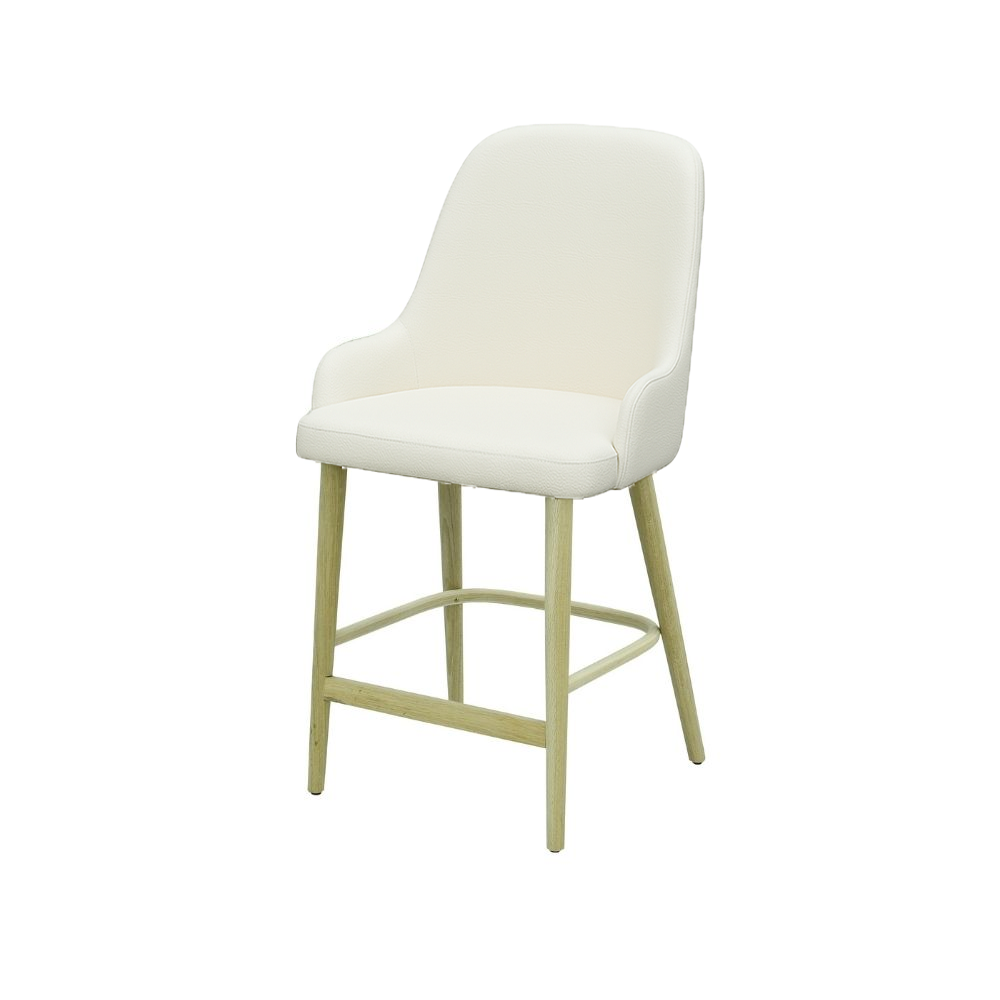 Scaun bar piele GALBENA | model ROCCO