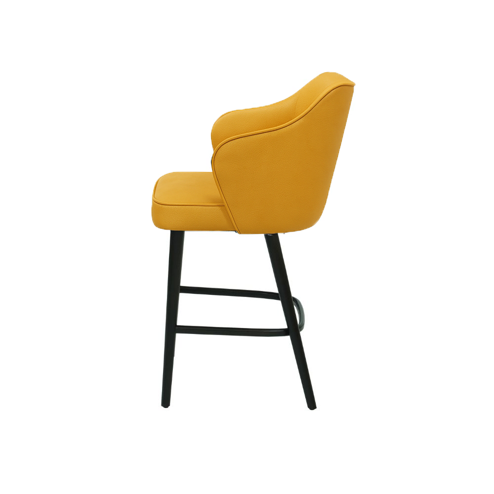 Scaun bar piele VERDE | model ZEUS