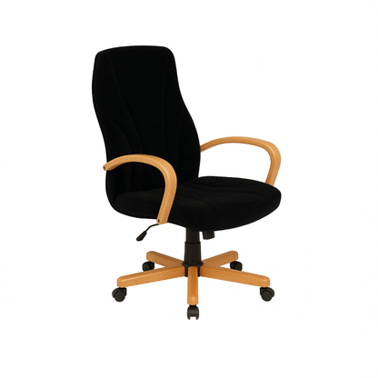 Scaun ergonomic catifea NEAGRA | model BETA P