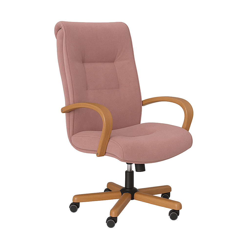 Scaun ergonomic catifea ROZ | model BIG STAR P