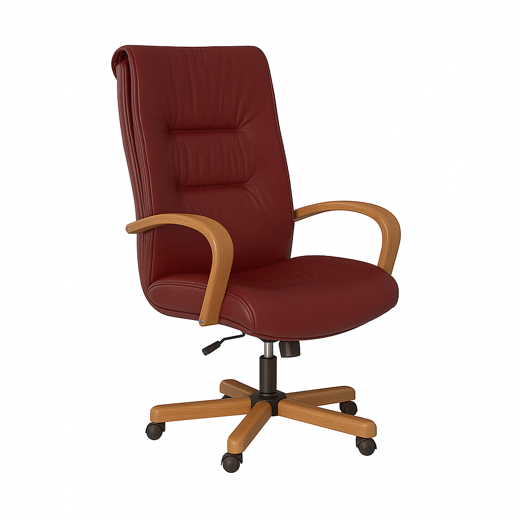 Scaun ergonomic piele ROSIE | model BIG STAR P